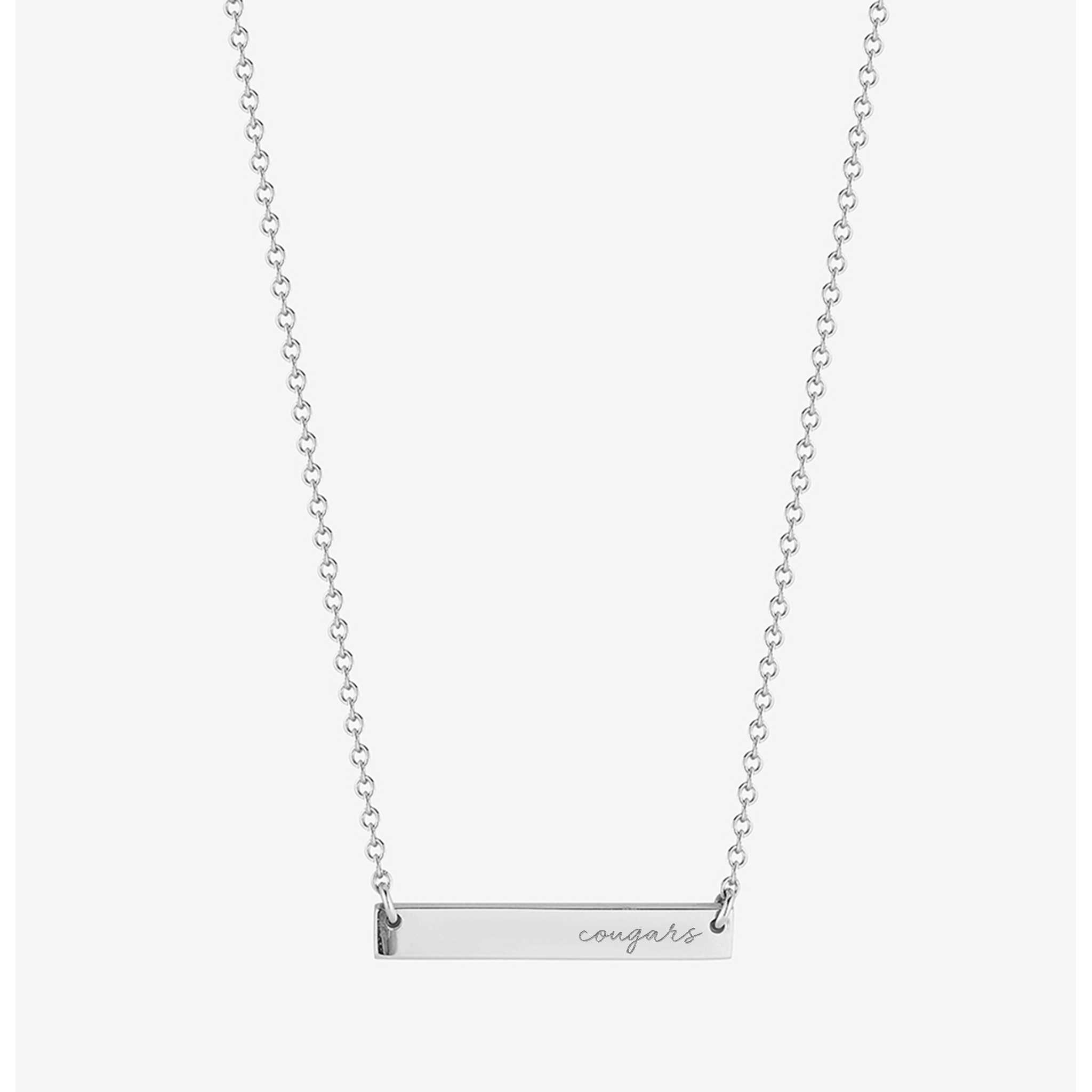 Houston Cougars Horizontal Bar Necklace