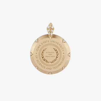 Iowa State 7-Point Diamond Pendant
