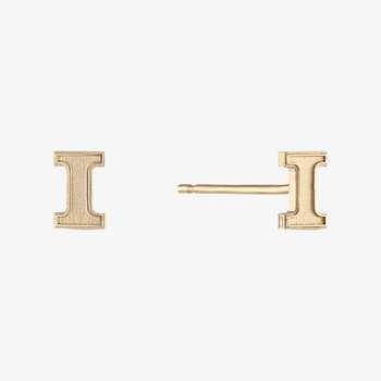 Illinois Logo Stud Earrings