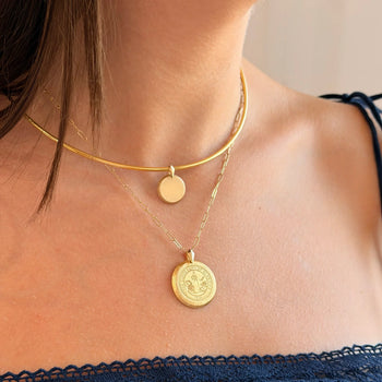 USD Florentine Seal Pendant