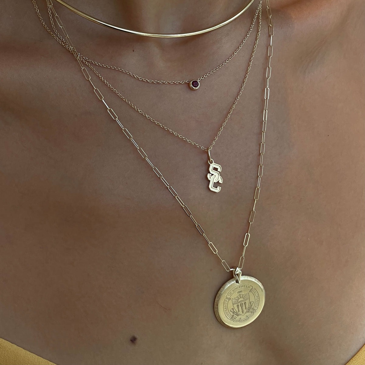 USC SC Charm on figure