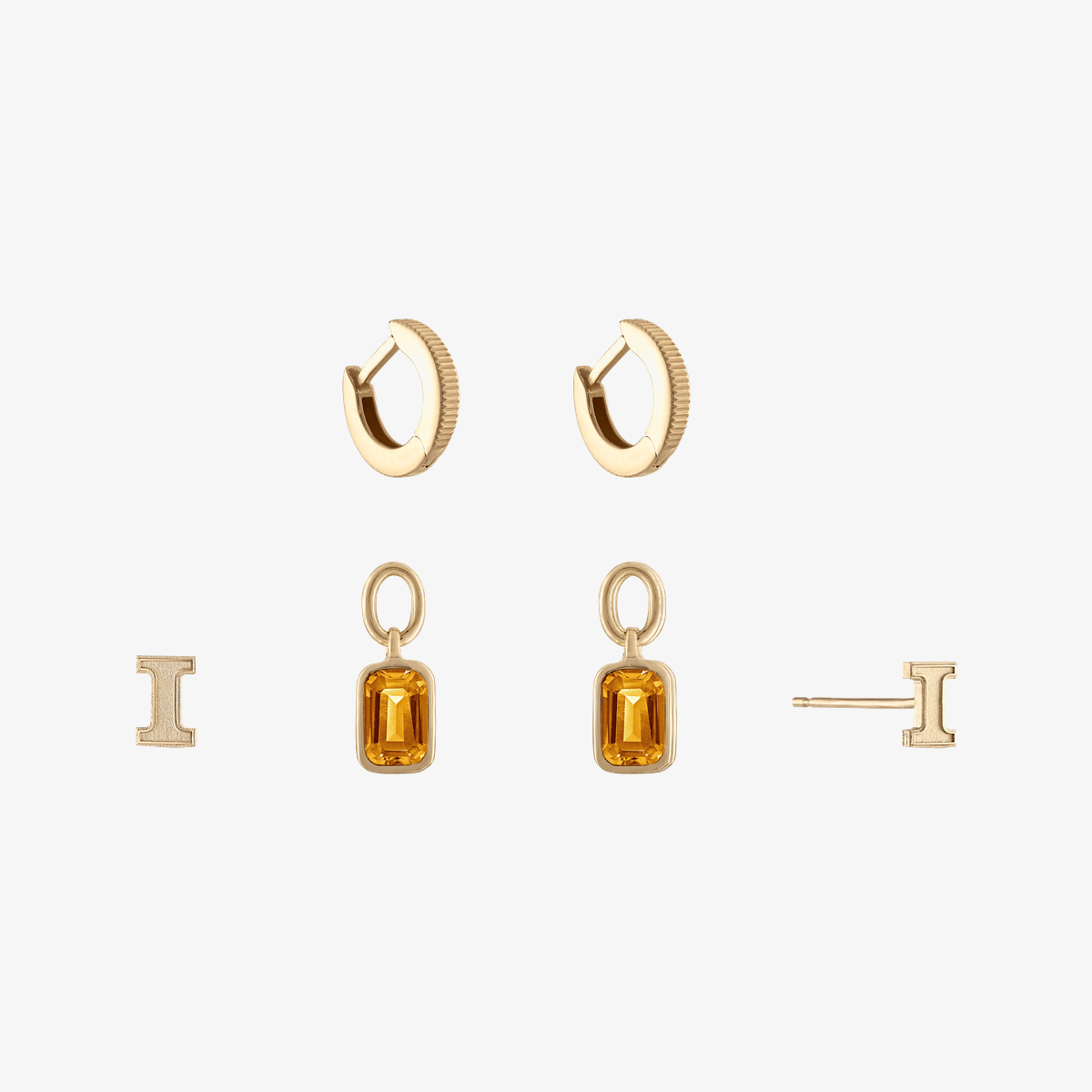 Illinois Florentine Earring Bundle