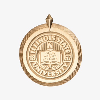 Illinois State Florentine Pendant