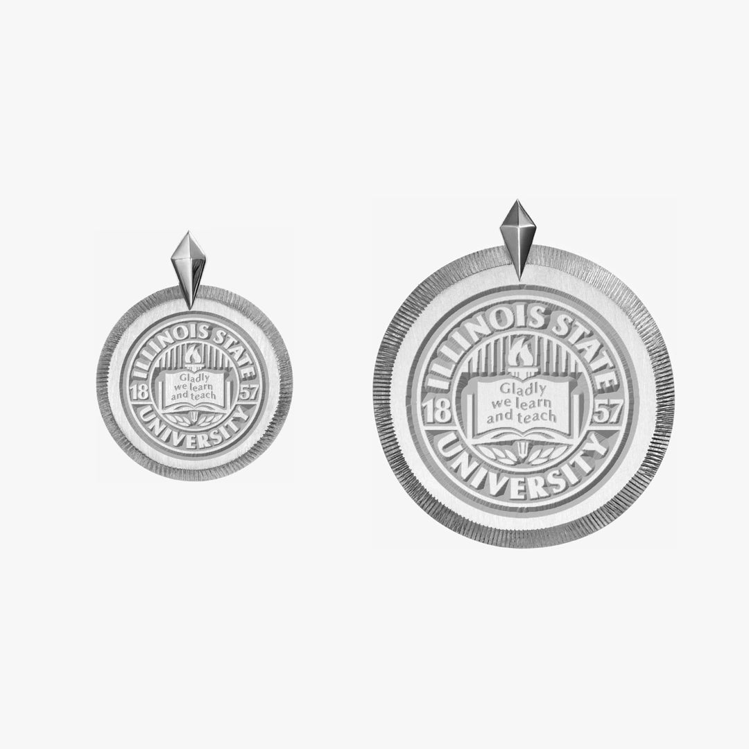 Illinois State Florentine Pendant