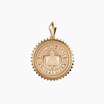 Illinois State Sunburst Pendant