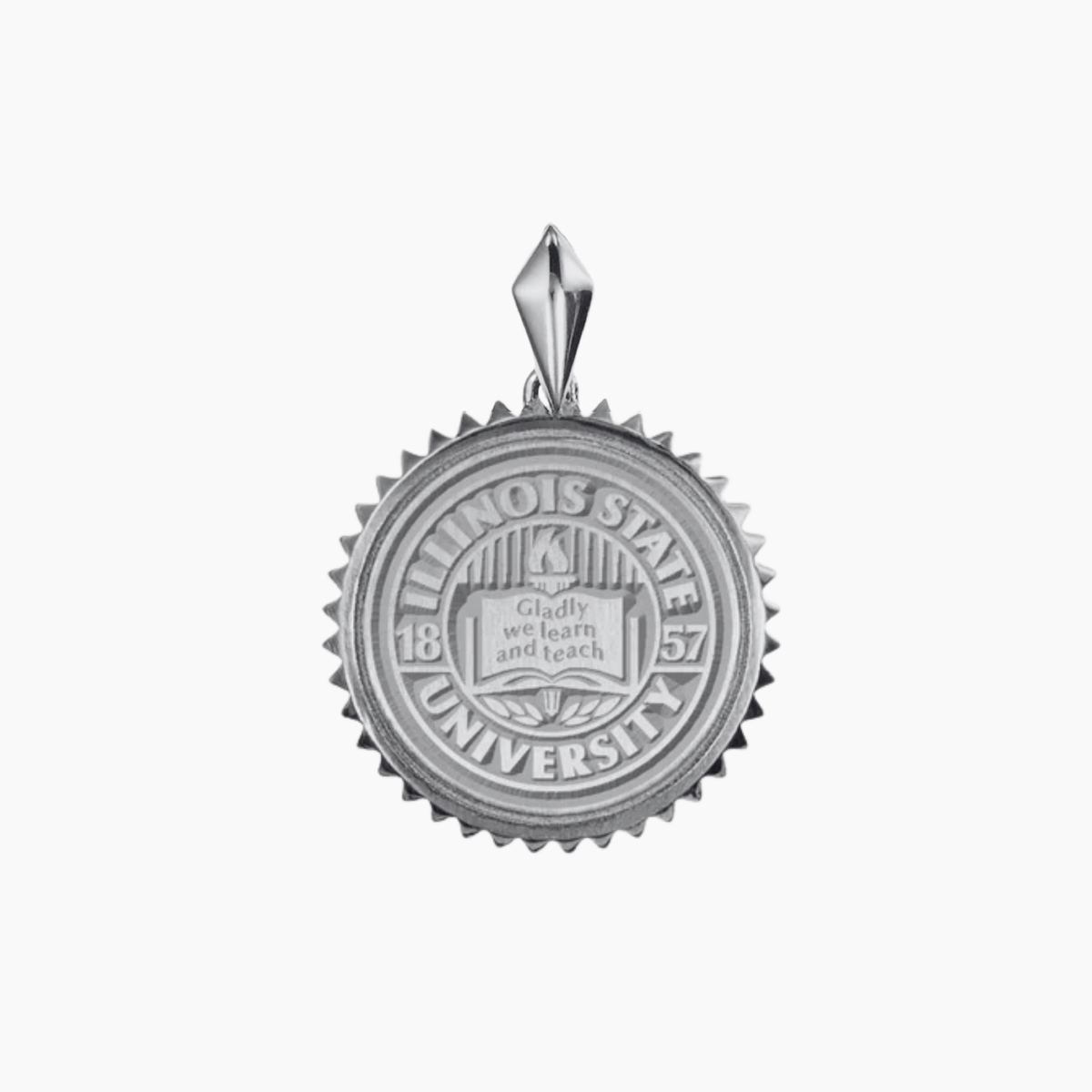 Illinois State Sunburst Pendant