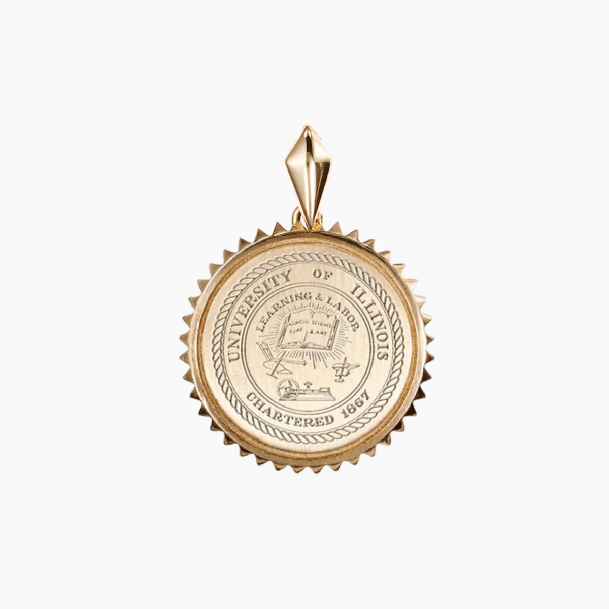 Illinois Sunburst Pendant