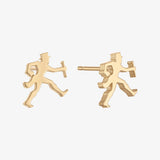 Wake Forest Walking Deacon Stud Earrings