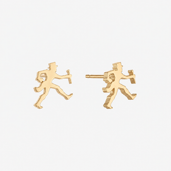 Wake Forest Walking Deacon Stud Earrings