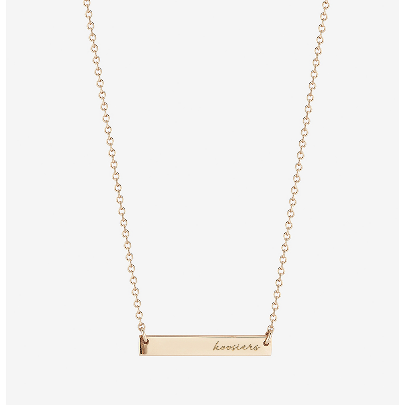 Indiana Hoosiers Horizontal Bar Necklace