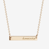 Indiana Hoosiers Horizontal Bar Necklace