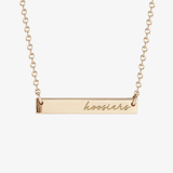 Indiana Hoosiers Horizontal Bar Necklace