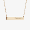 Indiana Hoosiers Horizontal Bar Necklace