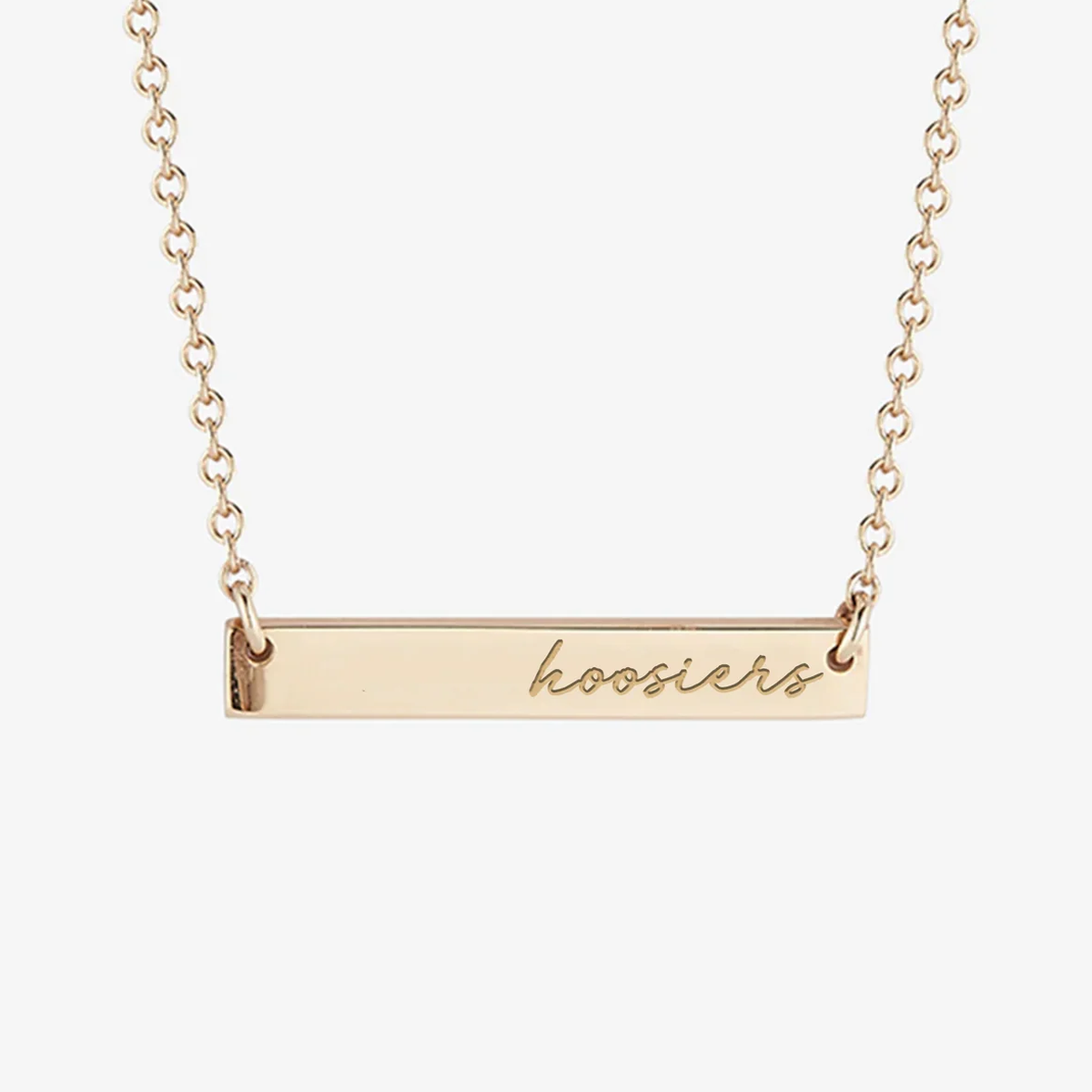 Indiana Hoosiers Horizontal Bar Necklace