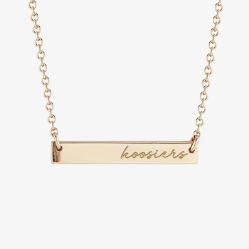 Indiana Hoosiers Horizontal Bar Necklace
