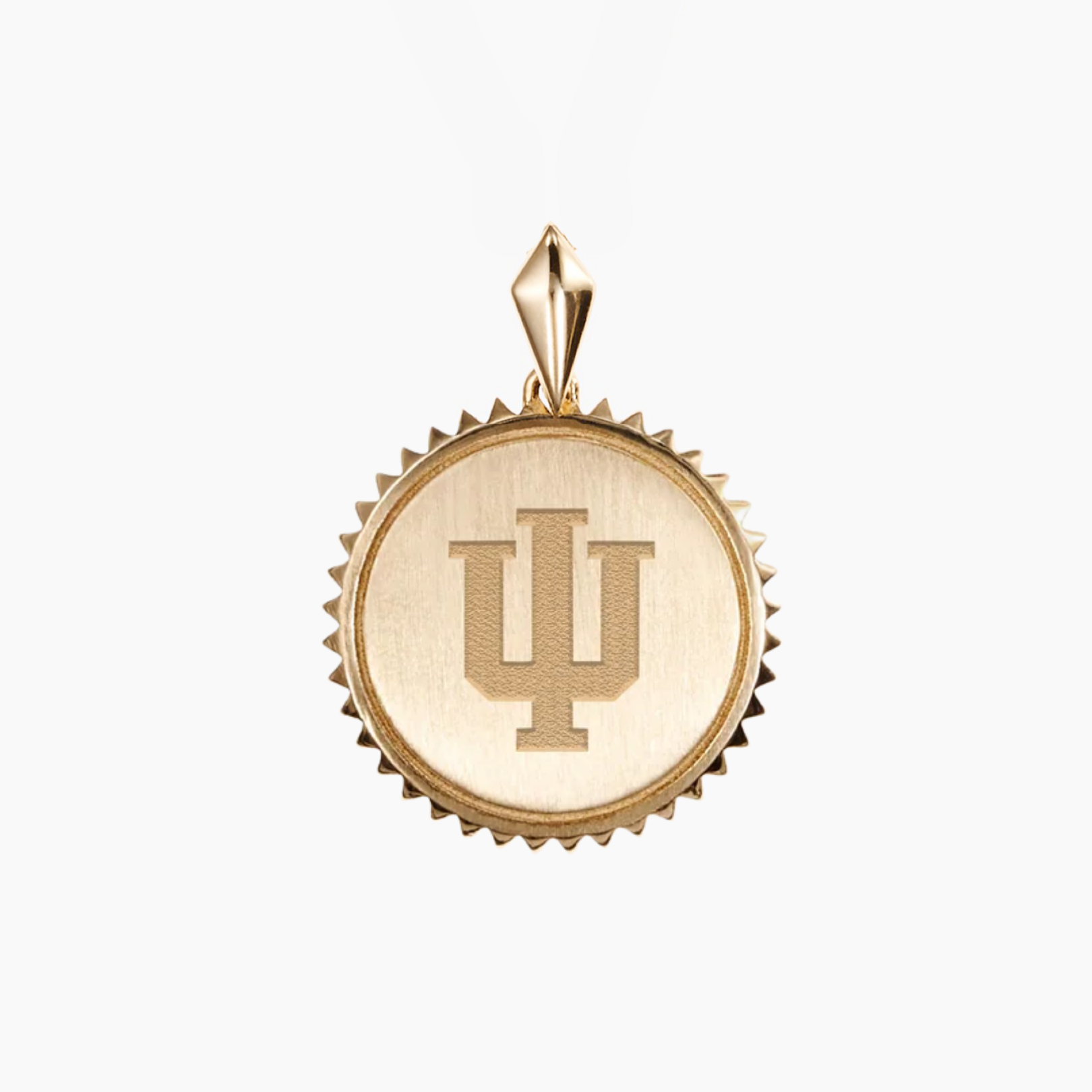 Indiana Logo Sunburst Pendant