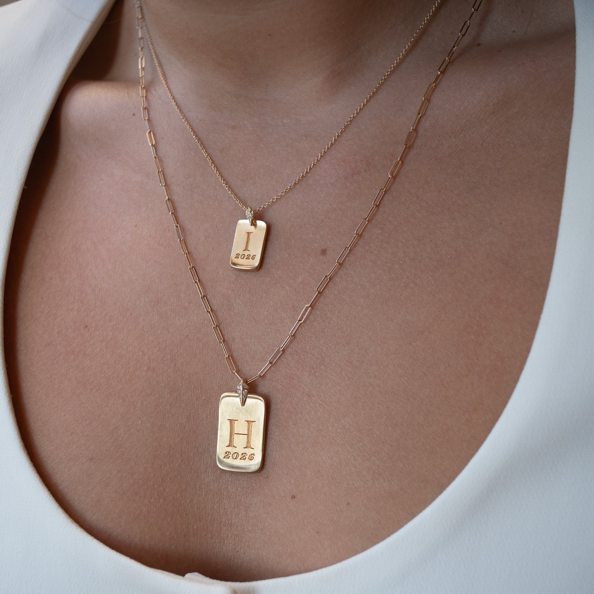 Custom Diamond Ingot Pendant