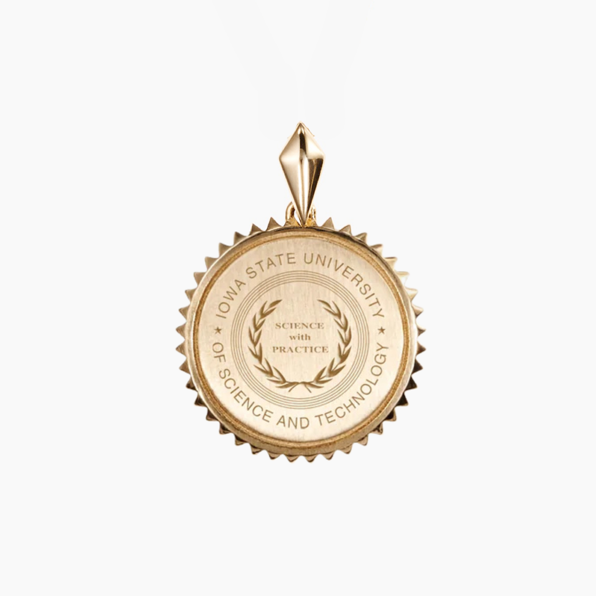Iowa State Sunburst Pendant