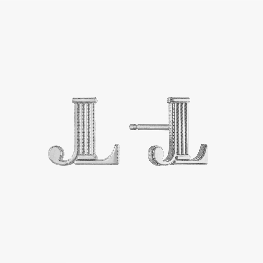 Junior League Letter Stud Earring