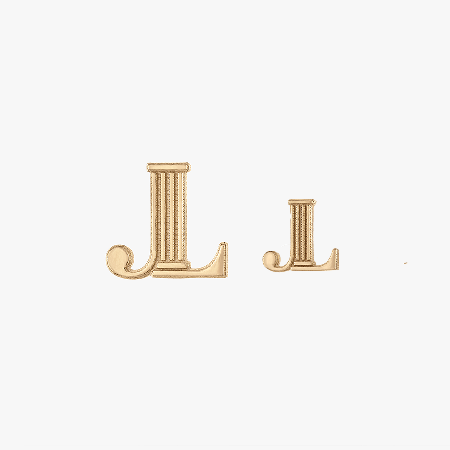 Junior League Letter Stud Earrings