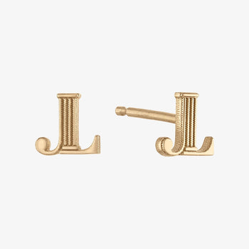 Junior League Letter Stud Earrings