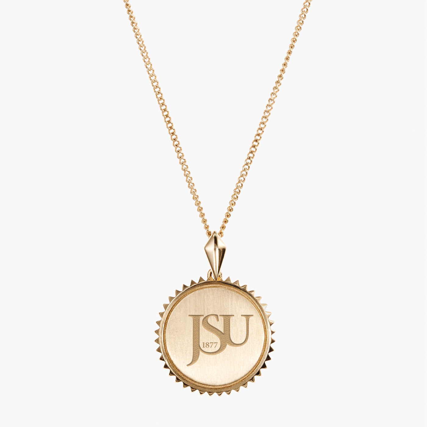 Jackson State Logo Sunburst Pendant