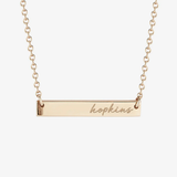 Johns Hopkins Horizontal Bar Necklace