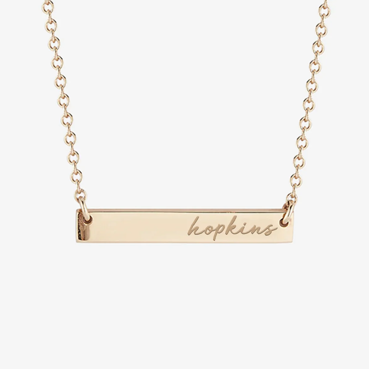 Johns Hopkins Horizontal Bar Necklace