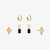 Kappa Alpha Theta Kite Florentine Earring Bundle