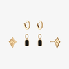 Kappa Alpha Theta Kite Florentine Earring Bundle