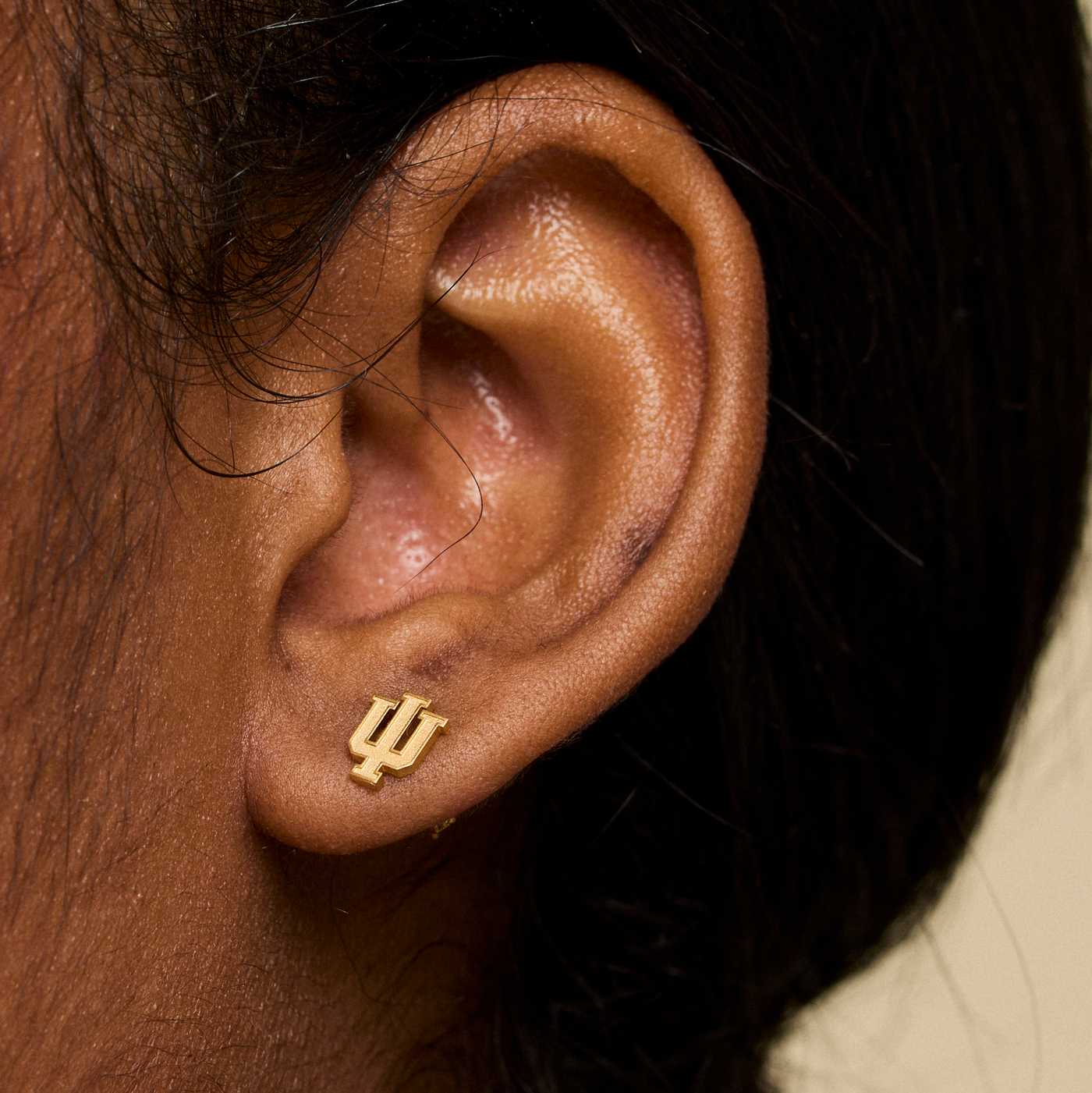 Indiana IU Stud Earring