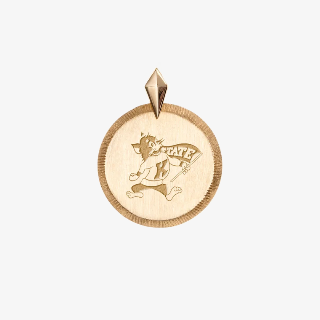 Kansas State Florentine Pendant Petite