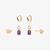 Kansas State Florentine Earring Bundle