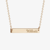 Kansas State Wildcats Horizontal Bar Necklace