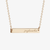 Kansas Jayhawks Horizontal Bar Necklace