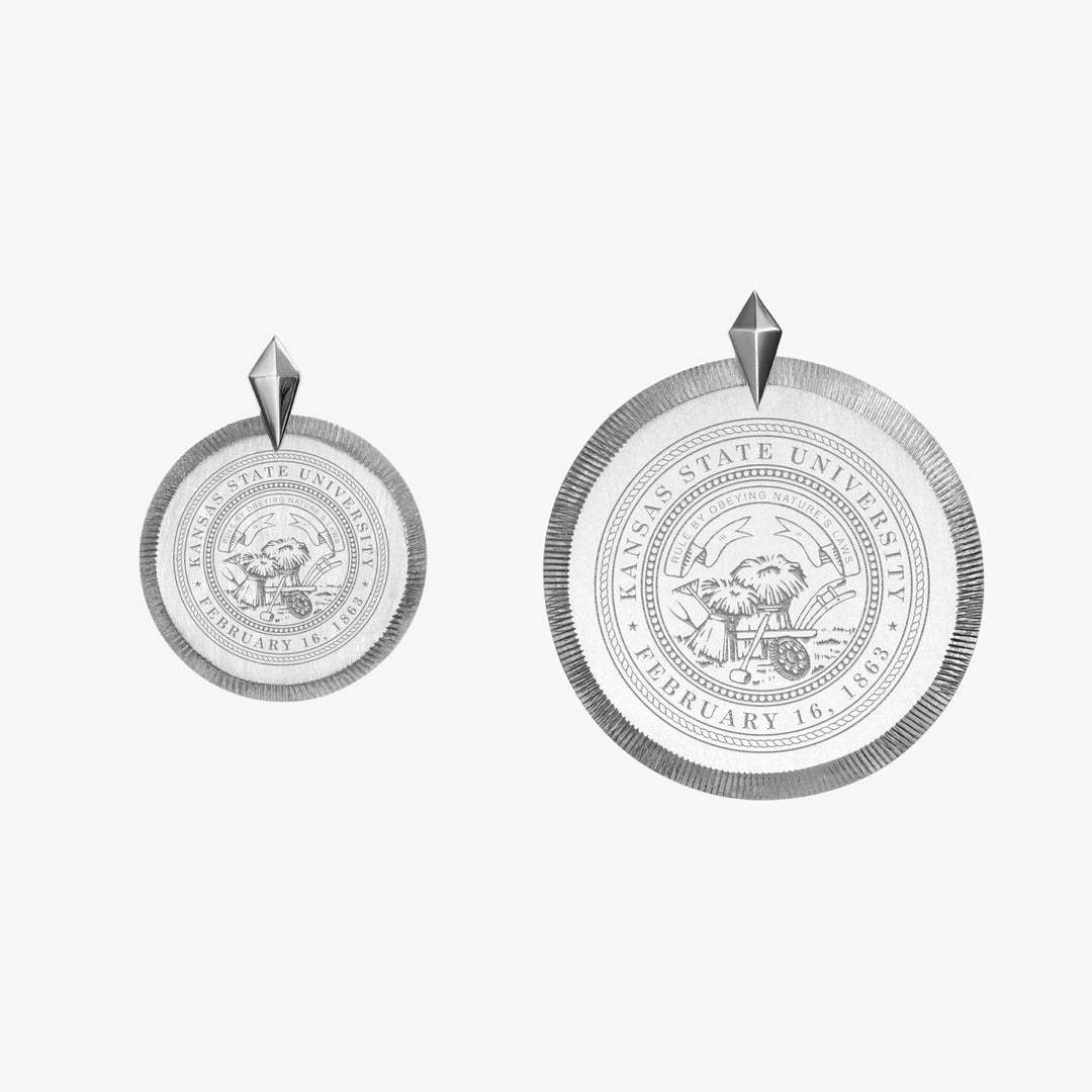 Kansas State Seal Florentine Pendant