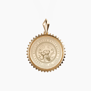 Kansas State Sunburst Pendant