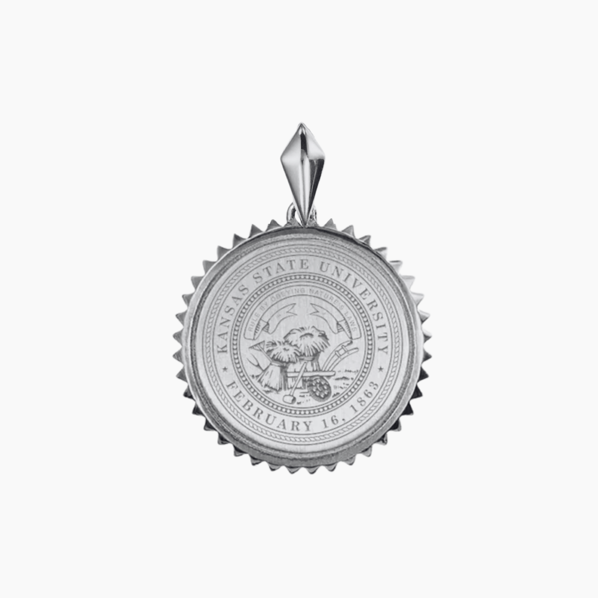 Kansas State Sunburst Pendant