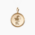 Kansas Vintage Jayhawk Sunburst Pendant