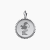 Kansas Vintage Jayhawk Sunburst Pendant