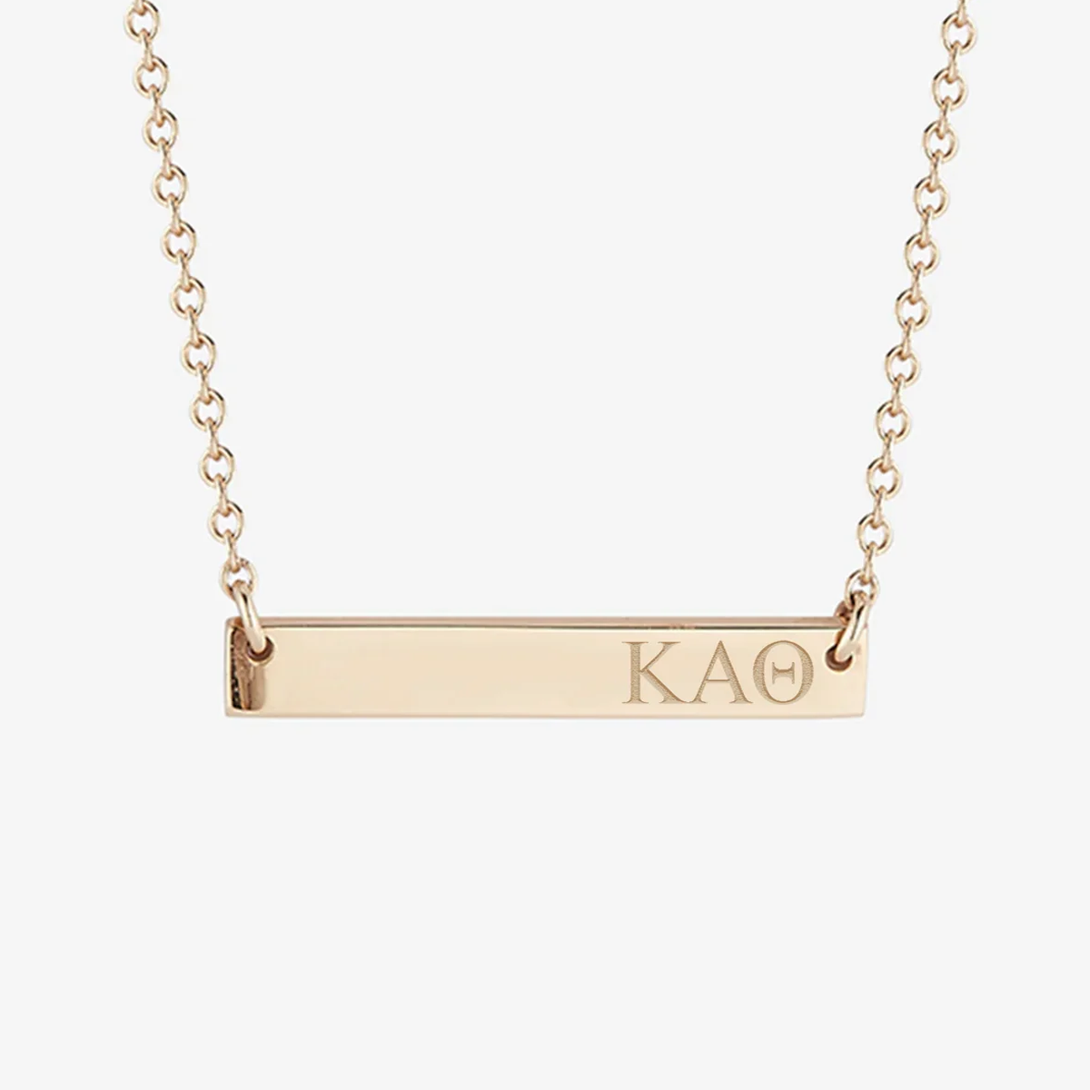 Kappa Alpha Theta Horizontal Bar Necklace