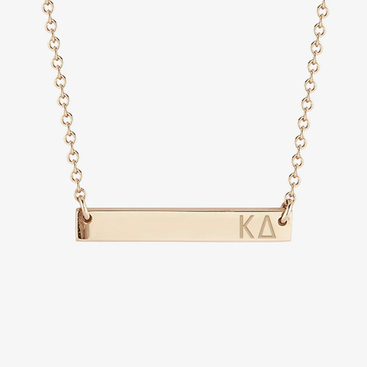 Kappa Delta Horizontal Bar Necklace