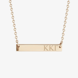 Kappa Kappa Gamma Horizontal Bar Necklace