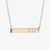 Kappa Kappa Gamma Horizontal Bar Necklace
