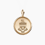 Kappa Alpha Theta Sunburst Crest Pendant