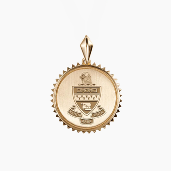 Kappa Alpha Theta Sunburst Crest Pendant