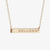 Northwestern Kellogg Horizontal Bar Necklace