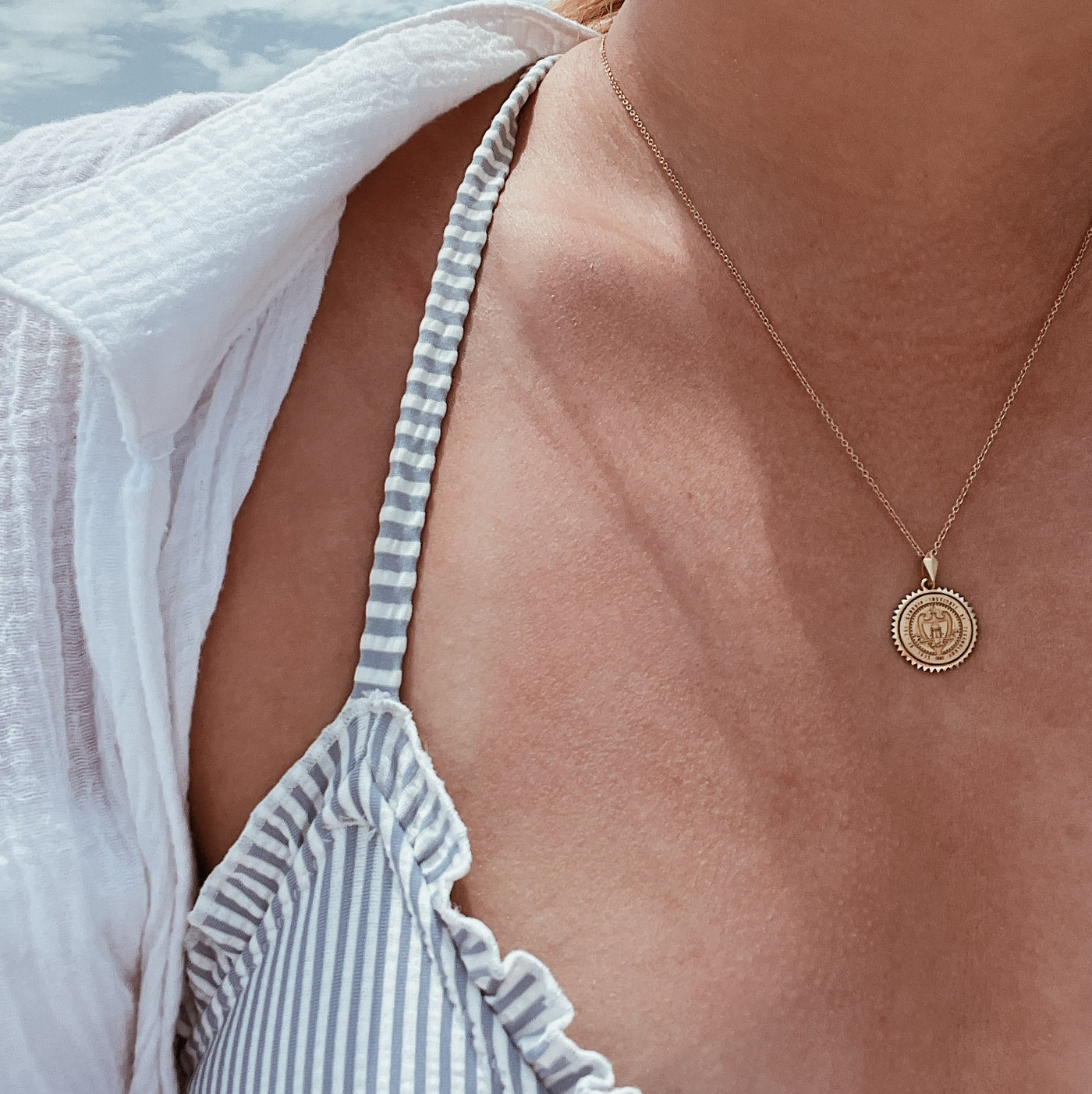 Georgia Tech Sunburst Pendant