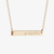Kentucky Go Big Blue Horizontal Bar Necklace