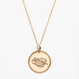 LSU Tiger Florentine Pendant